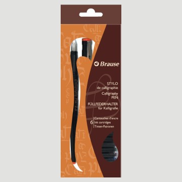 Penna Stilografica per Calligrafia con Cartucce - Brause