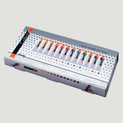 Confezione di colori a olio solubili in acqua Cobra Study