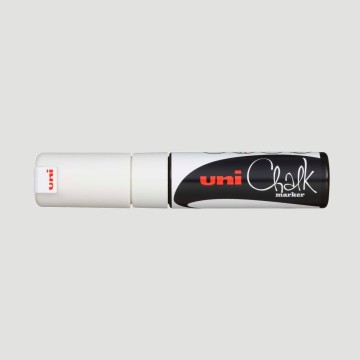Pennarello Uni Chalk Marker PWE8K, Punta Scalpello