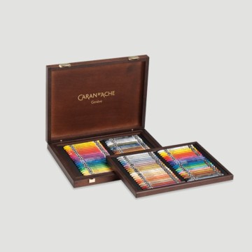 Cofanetto in Legno 40 Neocolor I + 40 Neocolor II - Caran d'Ache