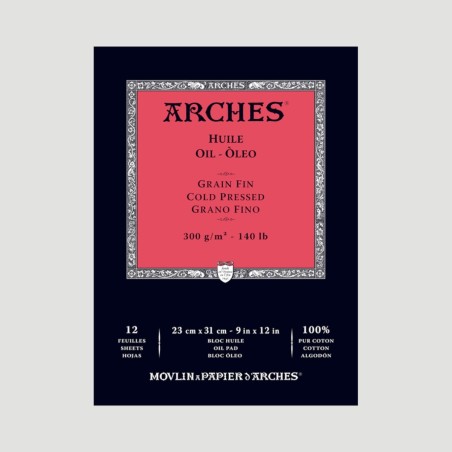 Blocco Arches Huile 300 gr, 12 Fogli