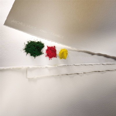 Fogli Arches Huile Formato 56 x 76cm 300gr, Bianco Naturale