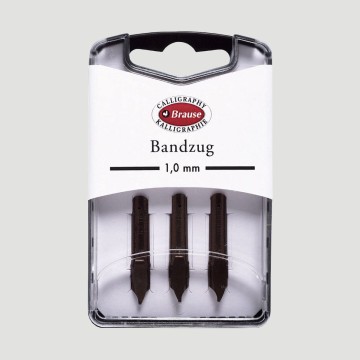 Set da 3 Pennini per Calligrafia "Bandzug" Brause, Tratto 1mm