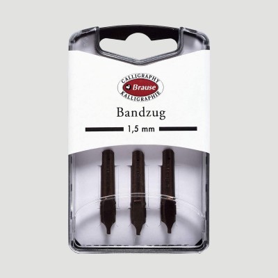 Set da 3 Pennini per Calligrafia "Bandzug" Brause, Tratto 1,5mm