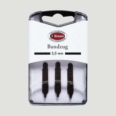 Set da 3 Pennini per Calligrafia "Bandzug" Brause, Tratto 3mm