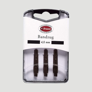 Set da 3 Pennini per Calligrafia "Bandzug" Brause, Tratto 3mm