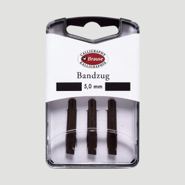 Set da 3 Pennini per Calligrafia "Bandzug" Brause, Tratto 5mm