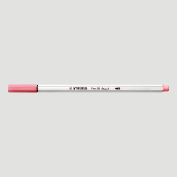 Pennarello Stabilo Pen 68 Brush, Punta a Pennello