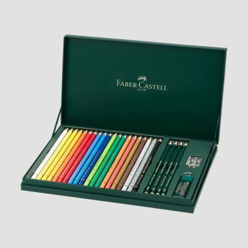 Set Polychromos Faber Castell, con Matite Castell 9000