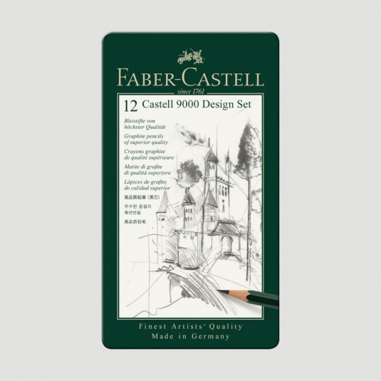 Confezione Castell 9000 Faber Castell, Design Set