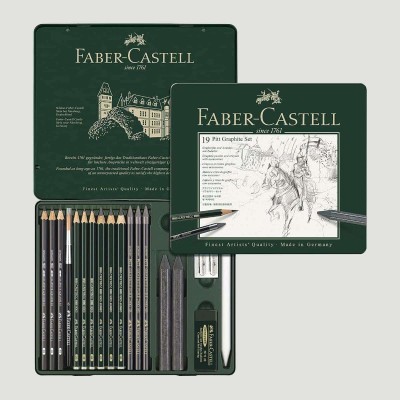 Set Medio Matite Pitt Graphite Faber Castell