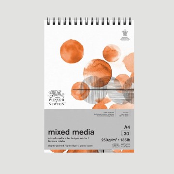 Blocco Spiralato Mixed Media Winsor&Newton, per tutte le tecniche