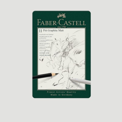 Set Matite Pitt Graphite Matt Faber Castell, 11 Pezzi