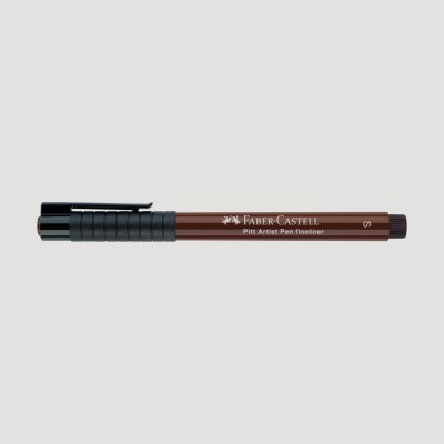 Penna Pitt Artist Pen Seppia Faber Castell, 4 Punte