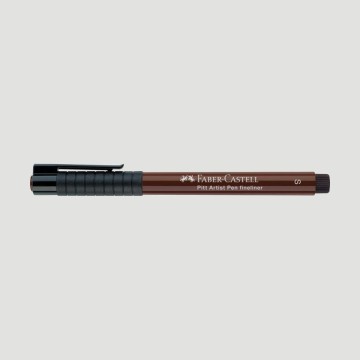 Penna Pitt Artist Pen Seppia Faber Castell, 4 Punte