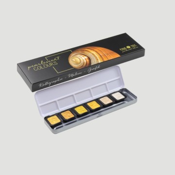Set Acquerelli Finetec, 6 Colori Perlati Classici
