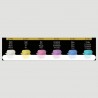 Set Acquerelli Finetec Premium, 6 Colori Iridescenti High Sparkle