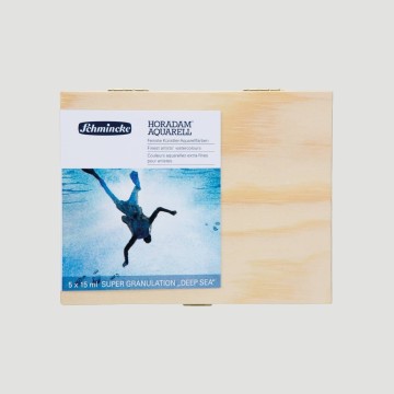 Acquerelli Horadam colori Super Granulati - Set 5 tubetti serie Deep Sea