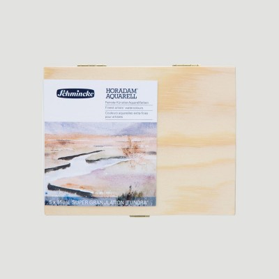 Set Acquerelli Horadam colori Super Granulati da 5 tubetti serie TUNDRA