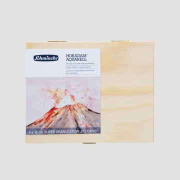 Set Acquerelli Horadam Super Granulati Serie Volcano, 5 tubetti da 15 ml
