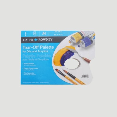Tavolozza in Carta per Olio e Acrilico Daler Rowney, 40 fogli