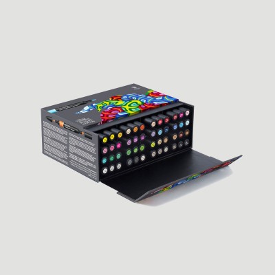 Cofanetto Promarker Brush Winsor&Newton, 48 Pezzi