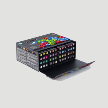 Cofanetto Promarker Brush Winsor&Newton, 48 Pezzi