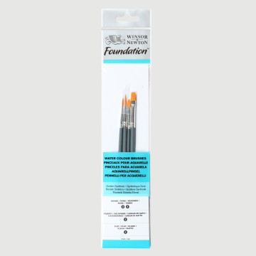 Set 4 Pennelli misti - Winsor&Newton Foundation Acquerello