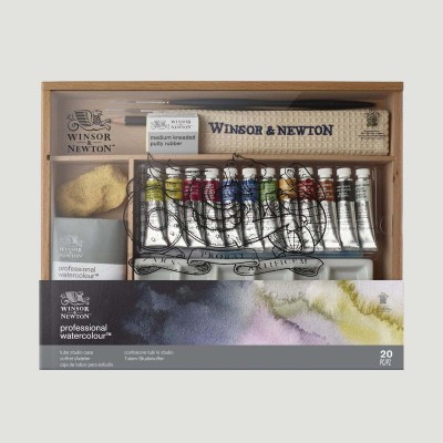 Confezione Acquerelli Professional Watercolour Winsor&Newton, Tube Studio Case