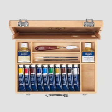 Cassetta in Legno Olio Fine Lefranc Bourgeois