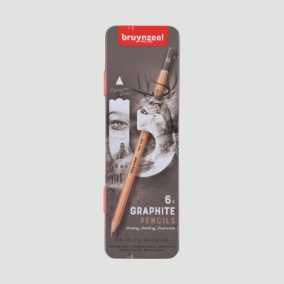Set 6 Matite in Grafite Expression Bruynzeel