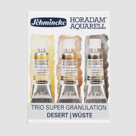 Set Acquerelli Horadam Super Granulati Serie DESERT, 3 tubetti da 5ml