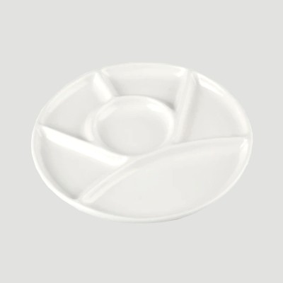 Tavolozza in Porcellana Rotonda, diametro di 19.5cm