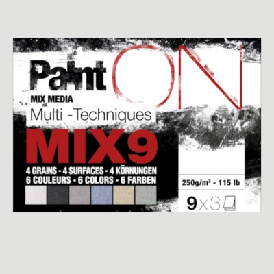 Blocco Paint On Mix 9 Clairefontaine, per tutte le tecniche