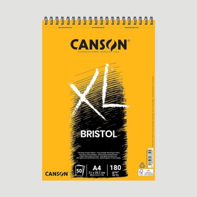 Blocco Canson XL Bristol, 50 fogli extra lisci