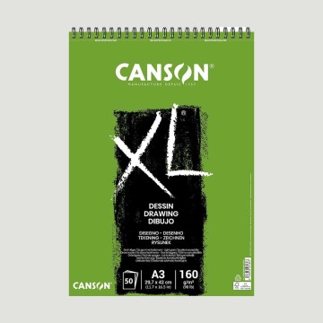 Blocco Canson XL Drawing, per tutte le tecniche secche