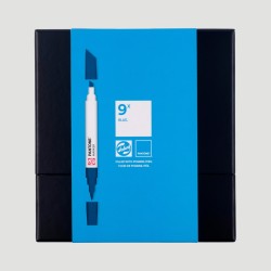 Set Marker Pantone Royal Talens, 9 tonalità blu