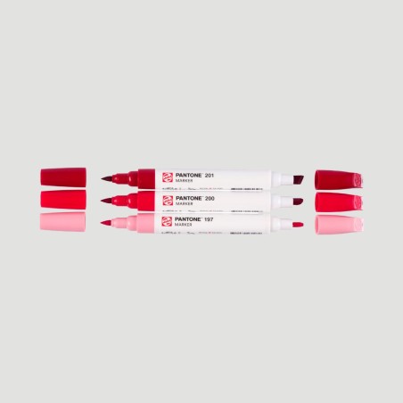 Set Marker Pantone Royal Talens, 3 tonalità rosso
