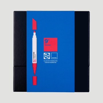 Set Marker Pantone Royal Talens, 9 colori primari