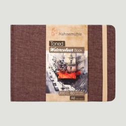 Taccuino Sketchbook per Acquerello Toned Watercolour Book Hahnemuhle, Carta Beige in cellulosa.