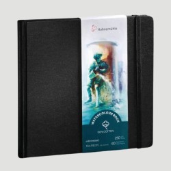 Taccuino Sketchbook per Acquerello Watercolour Book Hahnemuhle, formato quadrato 100% cotone.