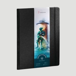 Taccuino Sketchbook per Acquerello Watercolour Book Hahnemuhle, formato verticale 100% cotone.