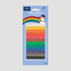 Pasta da Modellare per Bambini Lefranc Bourgeois, 12 bastoncini di argilla