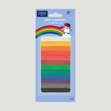 Pasta da Modellare per Bambini Lefranc Bourgeois, 12 bastoncini di argilla