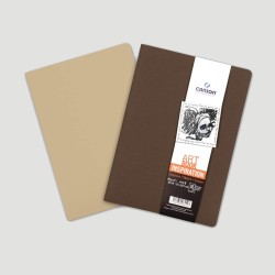 Taccuino Sketchbook da Disegno Art Book Inspiration, in cellulosa copertina marrone e canapa