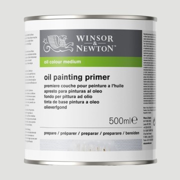Fondo per Pittura a Olio Winsor&Newton, formati 500ml e 1L.