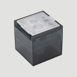 Temperamatite Cube M2 Nero KUM, 2 fori con serbatoio.