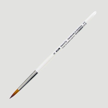 Pennello Sintetico per acquerello con punta tonda, KUM Memory Point.