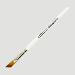 Pennello Sintetico per acquerello con punta piatta angolare, KUM Memory Point Slanted