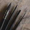 Set 4 Pennelli Kum Faded per Illustrazioni Urbane ad Acquerello by Paperieur, filato in fibre sintetiche high-tech